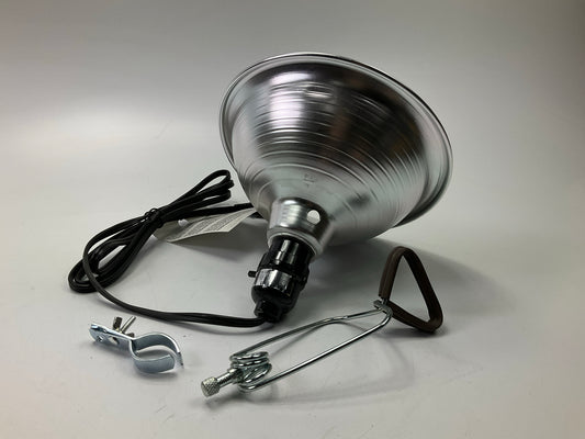 Autocraft AC4448 8.5'' Aluminum Clamp-On Work Light Lamp - Up To 150W