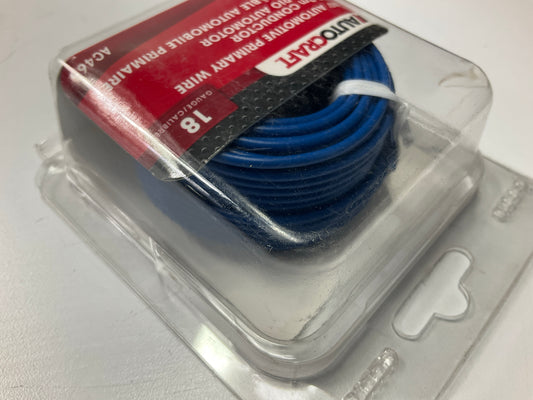 Autocraft AC465 Automotive Primary Wire 18 Gauge, 40' Long, Blue