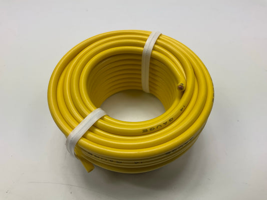 Autocraft AC479 - 20 Ft Automotive Primary Yellow Wire, 14 Gauge