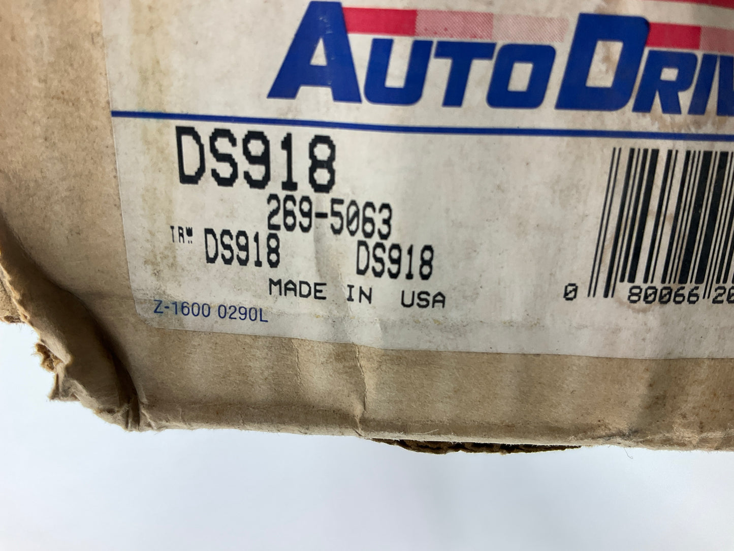 Auto Drive DS918 Front Left Inner Tie Rod End