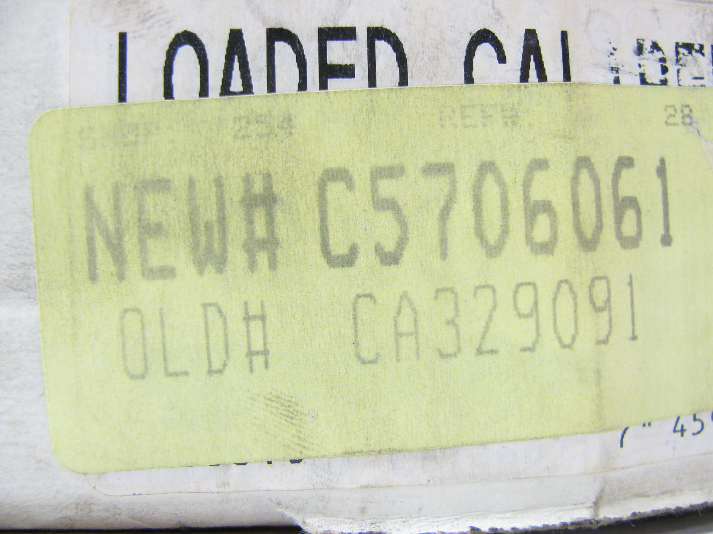 REMAN. Autoline C5706061-R Brake Caliper - Front Right Passengers Side