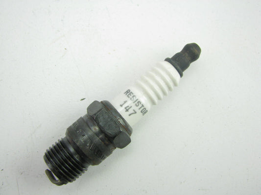 (10) Autolite 147 Spark Plugs - Copper Resistor for 1970-1976 GM 250 4.1L