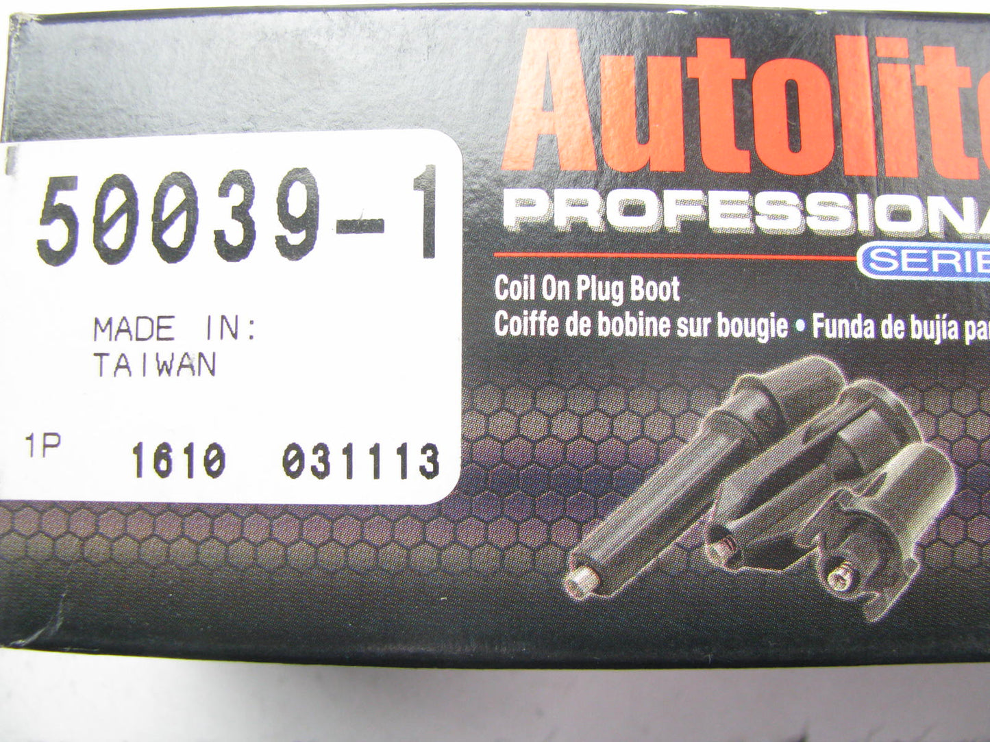 (2) Autolite 50039-1 Direct Coil On Plug Boots for 99-03 Mazda Protege 1.8L
