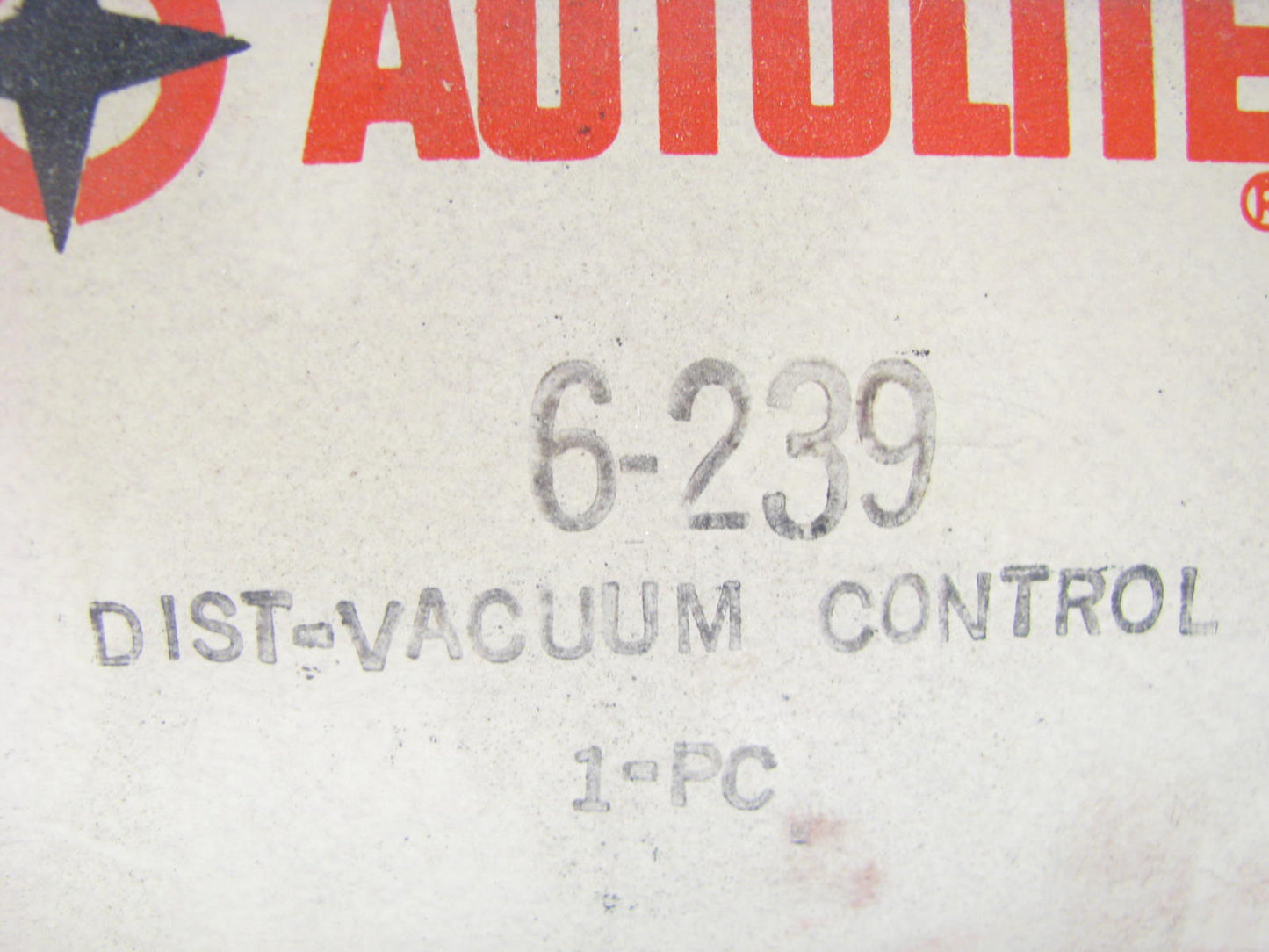 Autolite 6-239 Distributor Vacuum Advance Control - 1958 Chevrolet 348 3 X 2-BBL