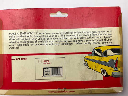 Autoloc BWSHOT Automotive Scripts Smartscript Emblem ''Hot''