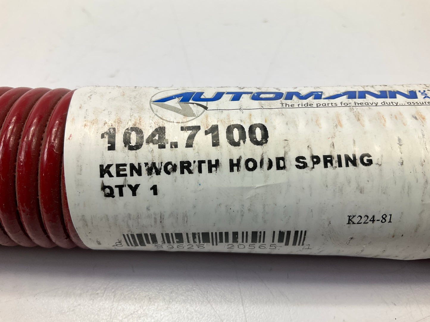 Automann 104.7100 Hood Spring For Kenworth T600A, T800, W900 Replaces # K22481
