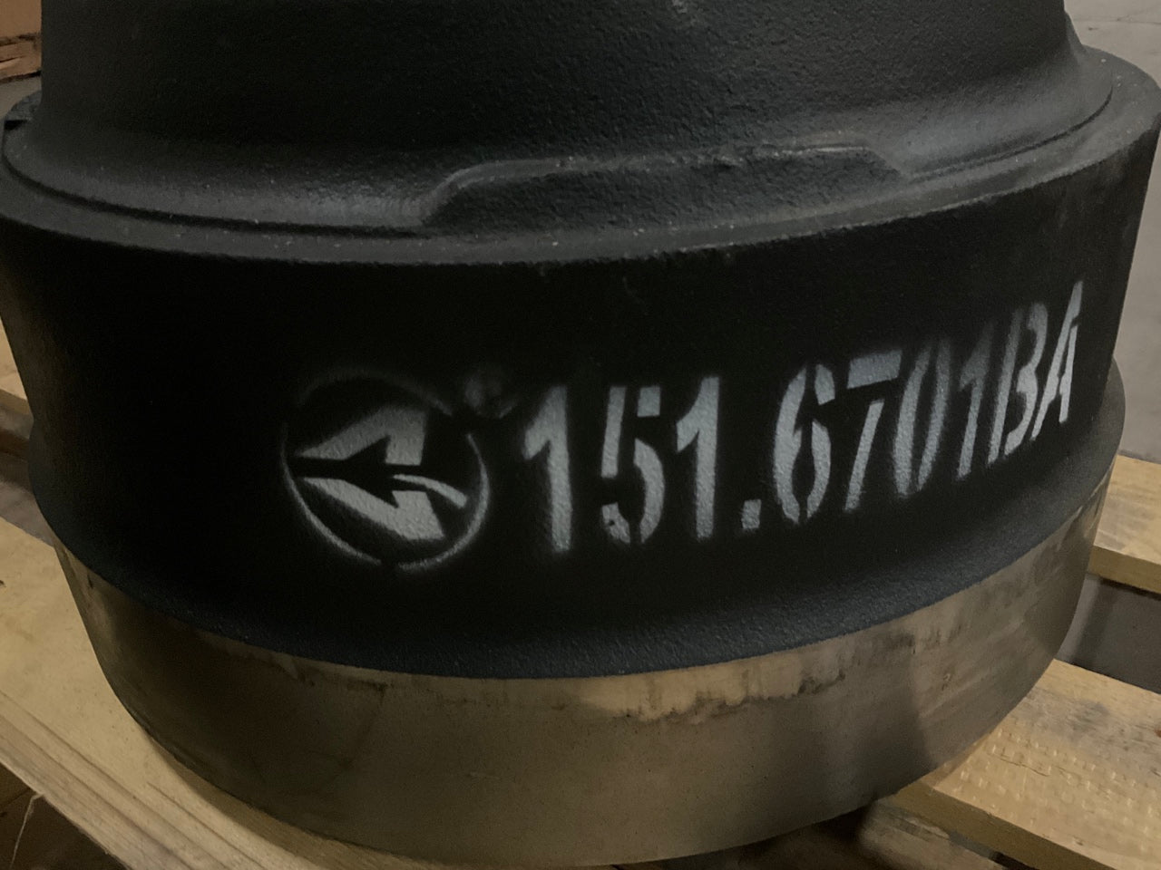 (2) Automann 151-6701BA Outboard Brake Drum, 16.5''x7'', 3576; 3576X