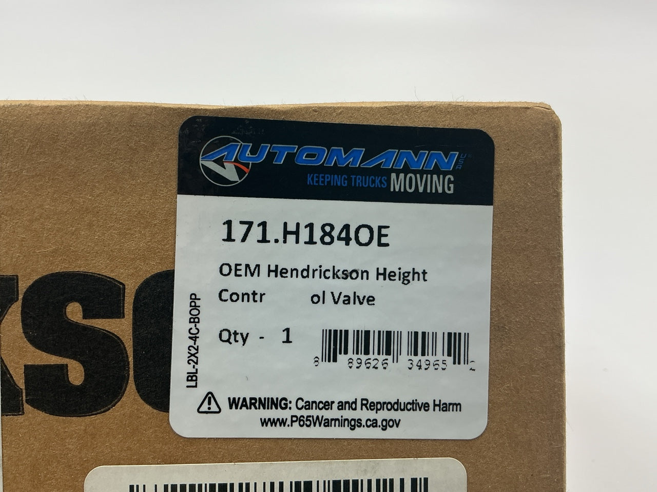 Automann 171.H184OE Suspension Ride Height Control Valve 1/4'' Ports, 8''