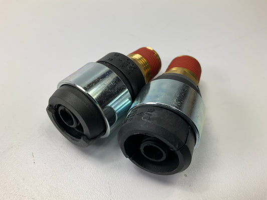 (2) Automann 177.71402 Air Brake Hose 3/8'' Repair Fittings