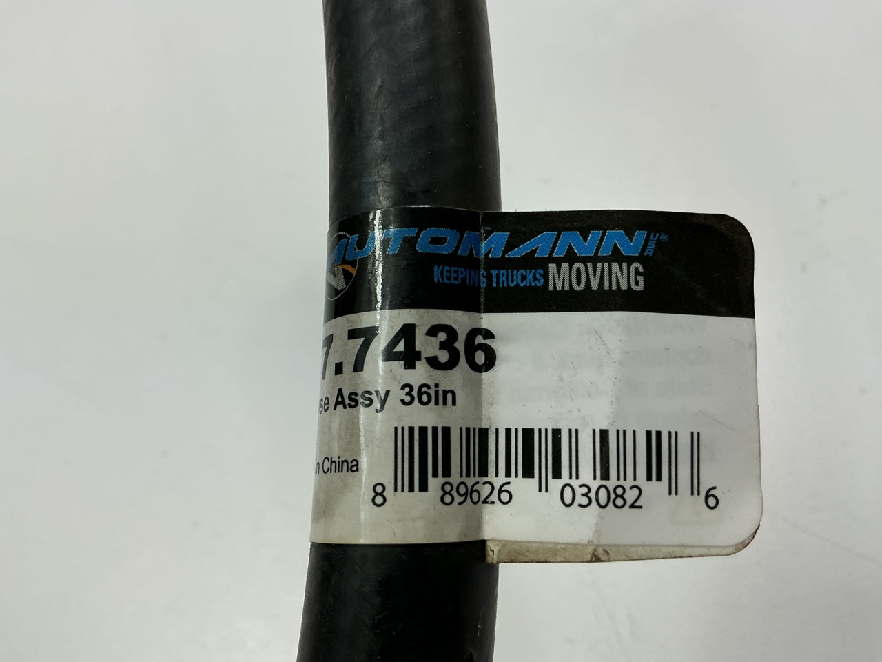 Automann 177.7436 Air Brake Hose, 3/8'' Swivel X 3/8'' Swivel X 36'' Long