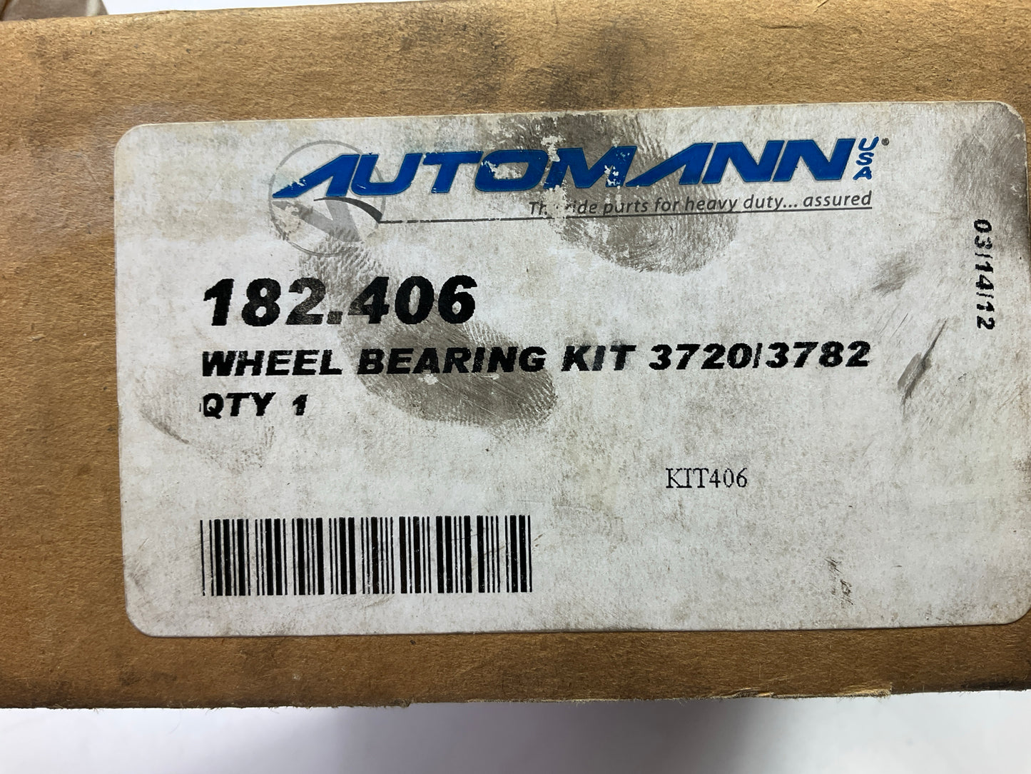 (2) Automann 182.406 Front Outer Wheel Bearing