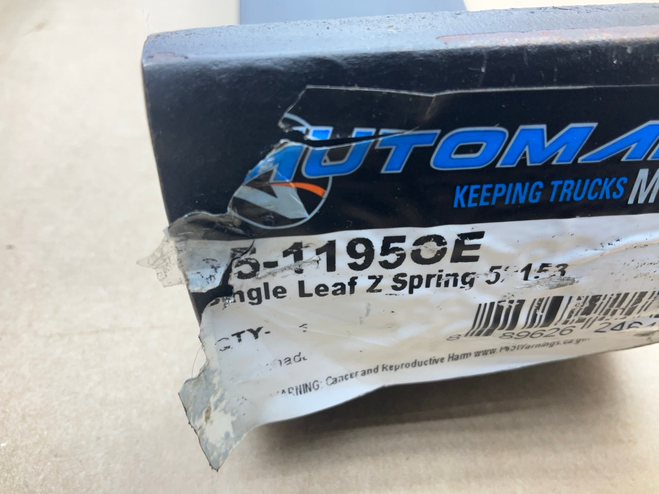 Automann 55-1195OE Z-Spring Steel Spring For INTERNATIONAL 8300, 501566C93