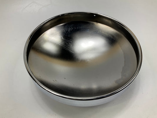 (2) Automann 562.C1002C 8-1/2'' Axle Rear Hub Cap Dome Style Chrome, 5/8'' Stud