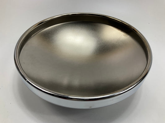 (2) Automann 562.C1003C-BP 8-1/2'' Axle Rear Hub Cap Dome Style Chrome, 8 Stud