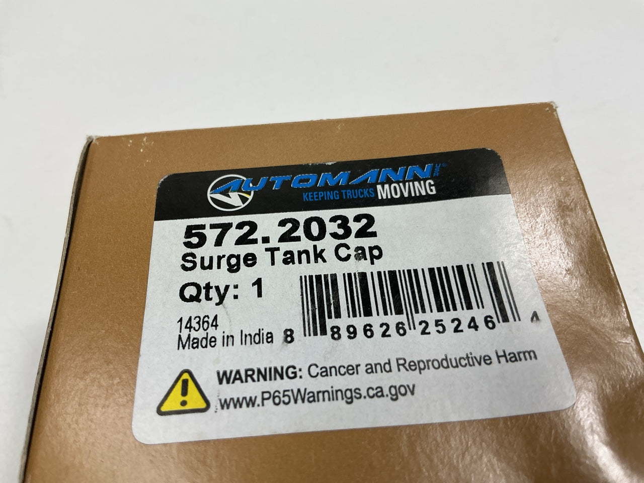 Automann 572.2032 Engine Coolant Reservoir Cap