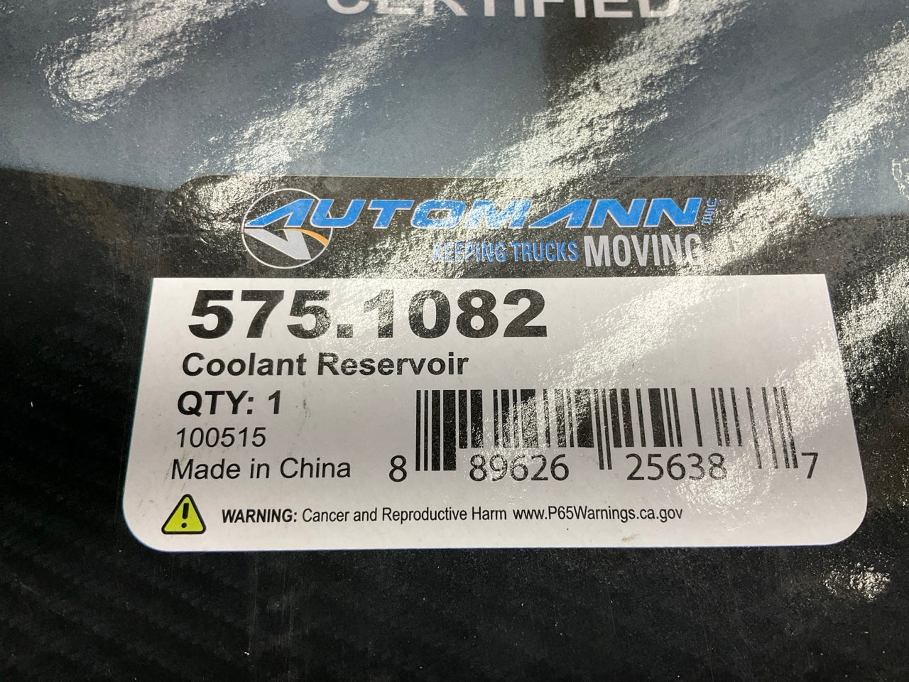 Automann 575.1082 Radiator Coolant Reservoir For Volvo VN VNL, Mack CHU CHX GU