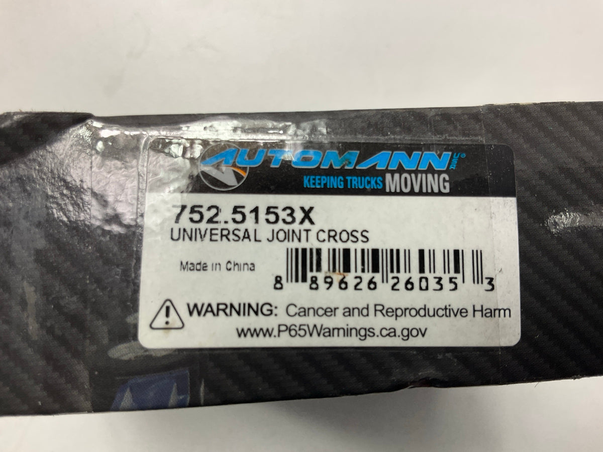 (2) Automann 752-5153X 1310 Series U-Joint Universal Joint Replaces 5-153X