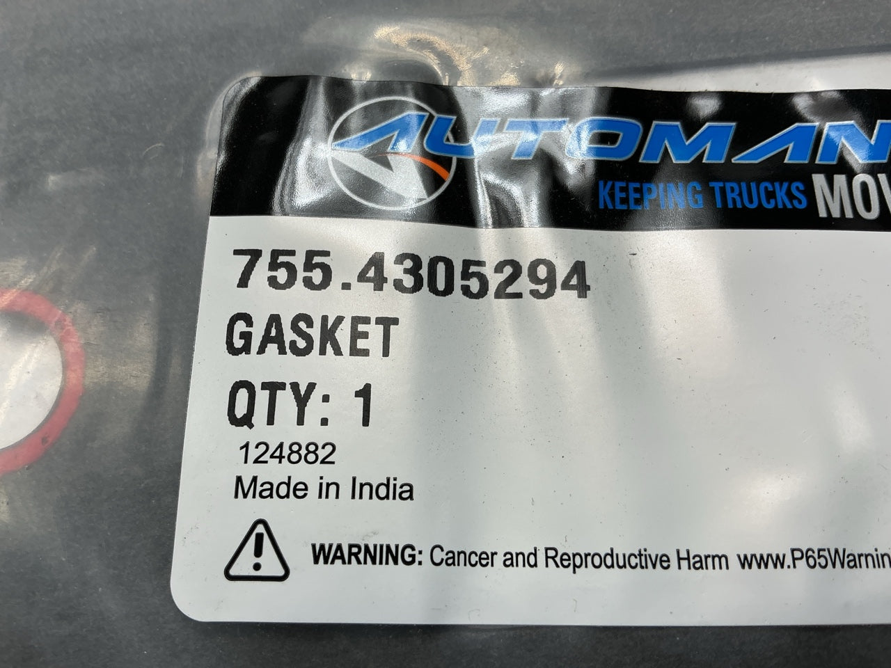 Automann 755.4305294 Shift Tower Gasket Replaces Fuller # 4303431 4305294
