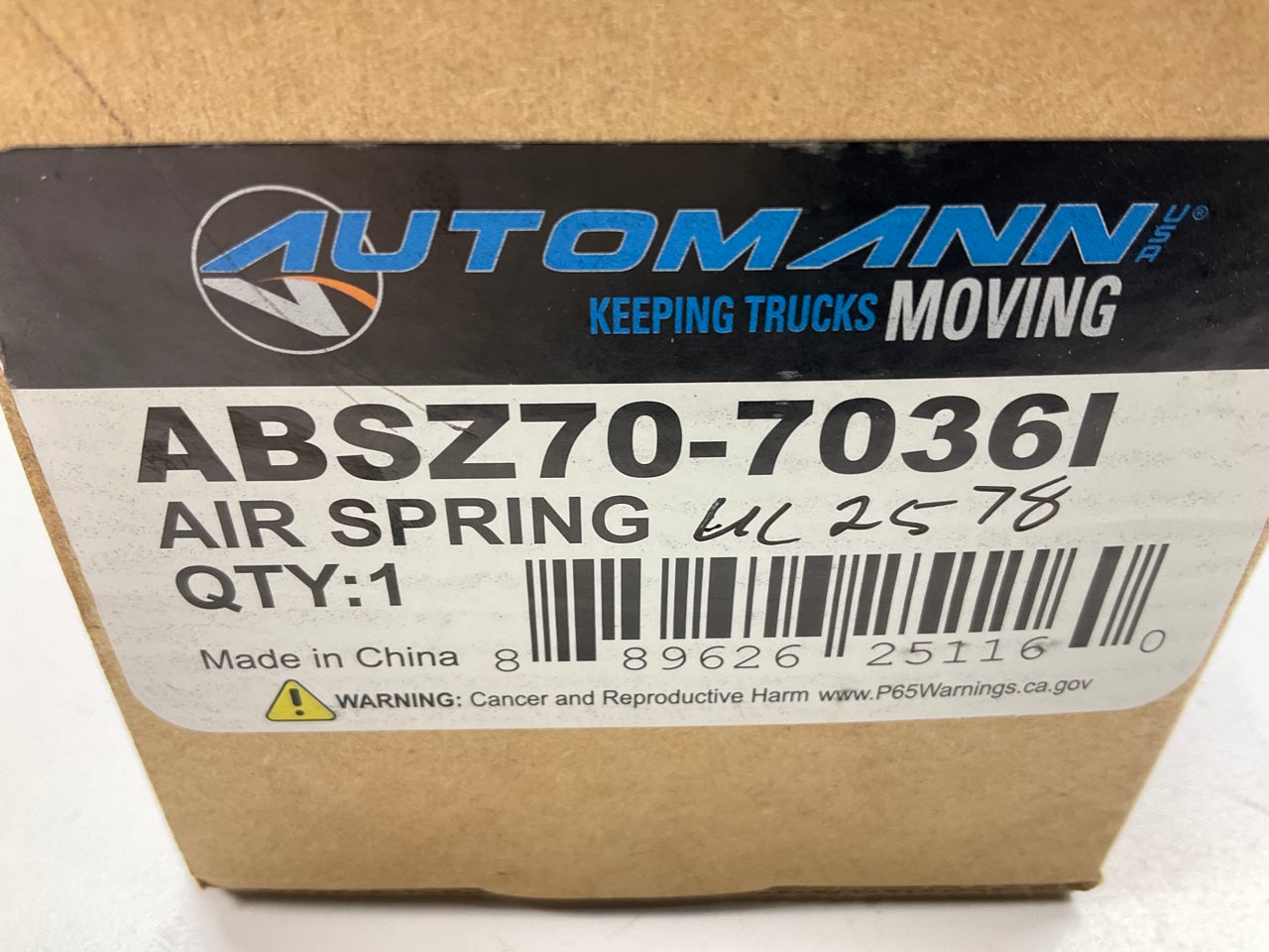 Automann ABSZ70-7036I Cabin Cab Air Spring Bag For PETERBILT 379