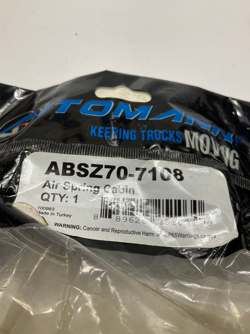 Automann ABSZ70.7108 Cabin Air Spring Bag For International 9200, 9400, 9900