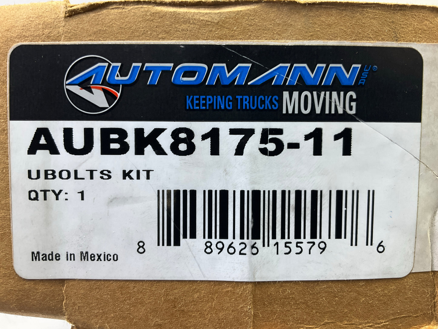 Automann AUBK8175.11 Leaf Springs U-Bolt Kit - 1'' X 5'' X 11'', 1006402 , 1006401