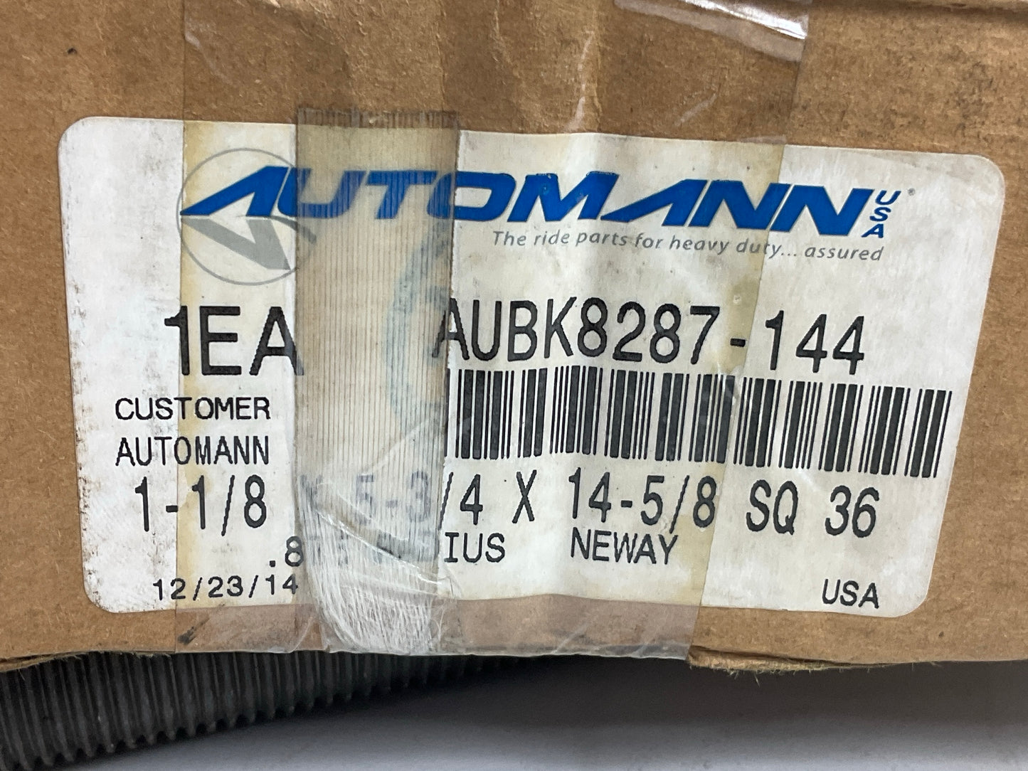 Automann AUBK8287-144 Leaf Springs U-Bolt Kit SQUARE 1-1/8 X 5-3/4 X 14-1/2in