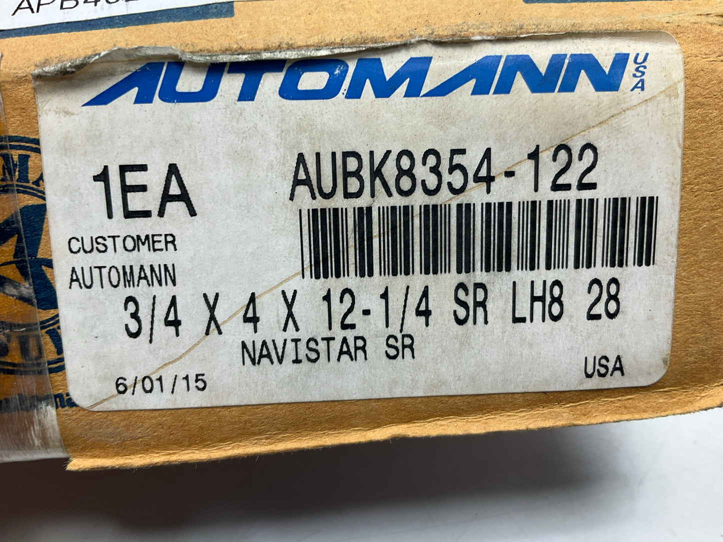 Automann AUBK8354-122 Leaf Springs U-Bolt Kit 3/4 X 4 X 12-1/4