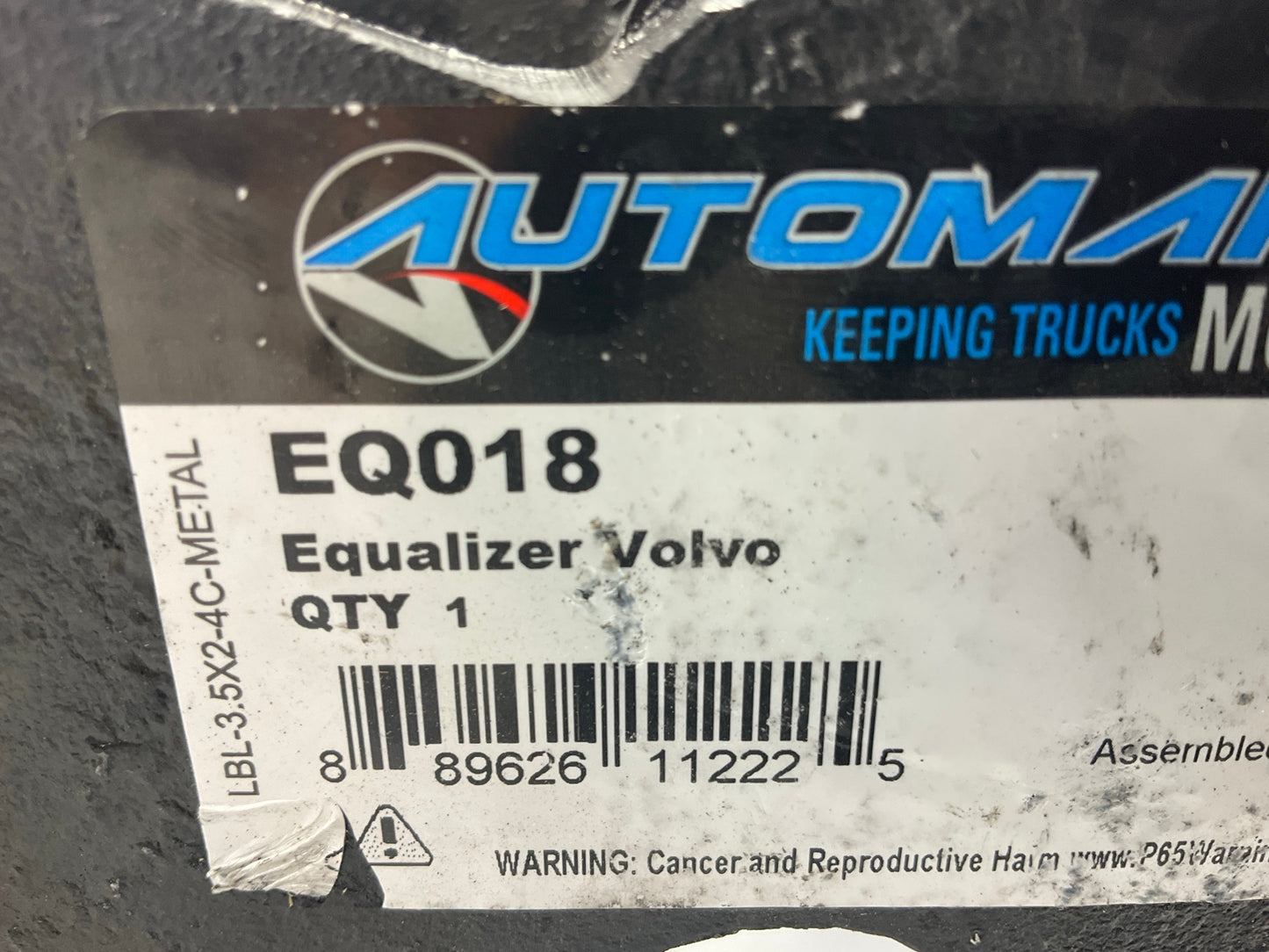 (2) Automann EQ018 Suspension Spring Equalizer, 16'' OAL - VOLVO Replaces 8027430