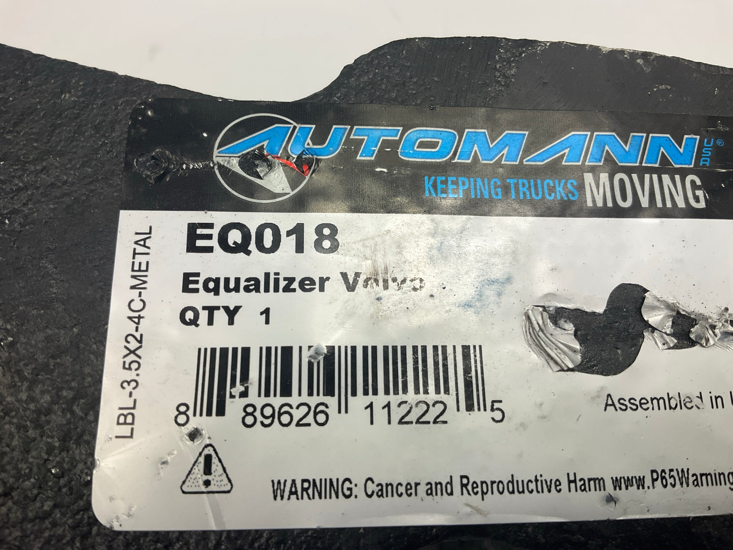 Automann EQ018 Suspension Spring Equalizer, 16'' OAL - Volvo WG Replaces 8027430