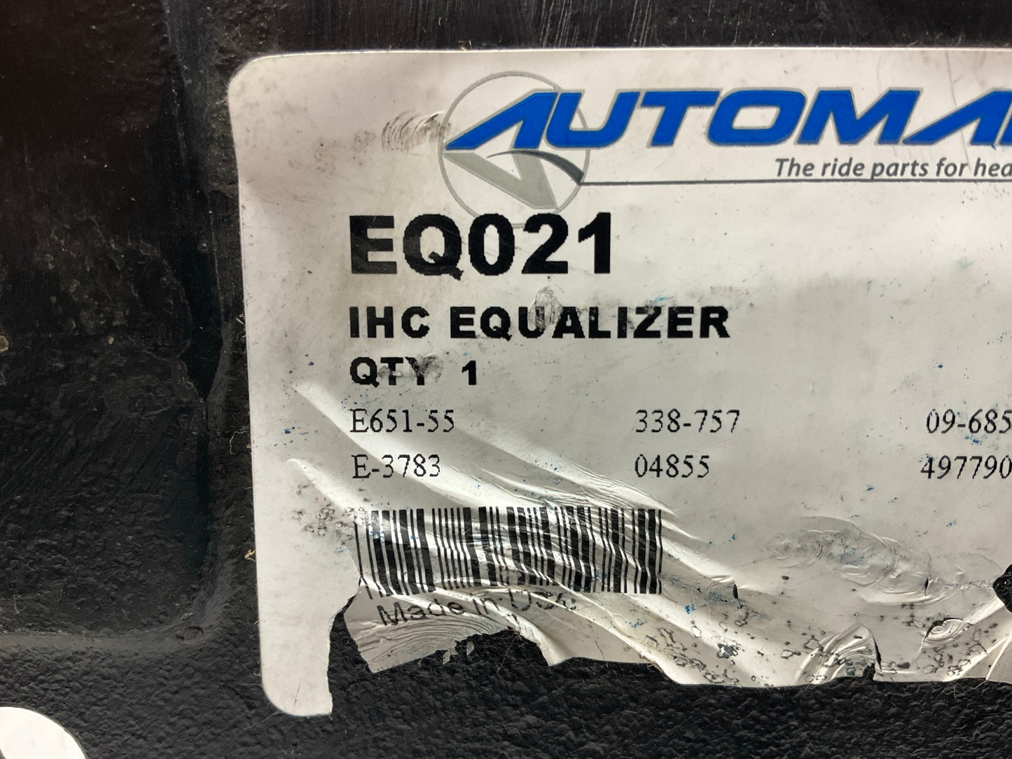Automann EQ021 Leaf Spring Equalizer For International Rear 3-1/2'' 4 Spring