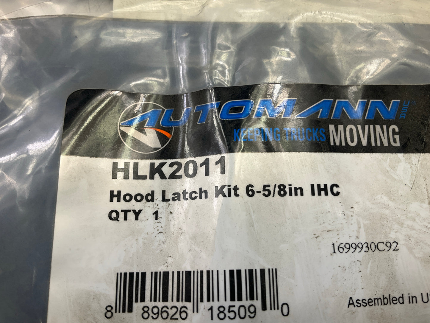 Automann HLK2011 Hood Latch Kit Replaces International # 1699930C91, 1699930C92