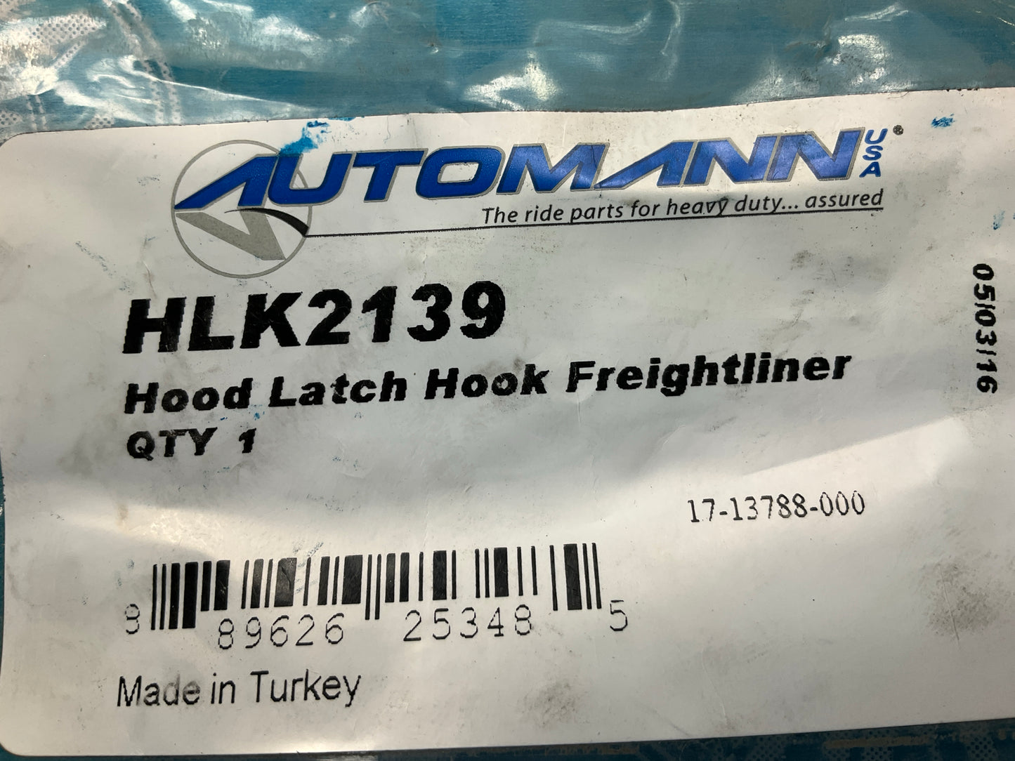 Automann HLK2139 Hood Latch Hook Replaces # 17-13788-000
