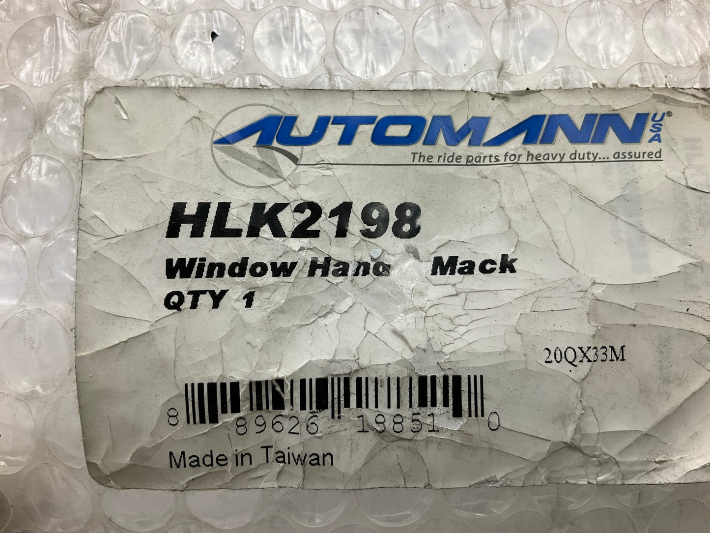 (2) Automann HLK2198 Window Crank Handle Replaces Mack 20QX33M 20QX33AM