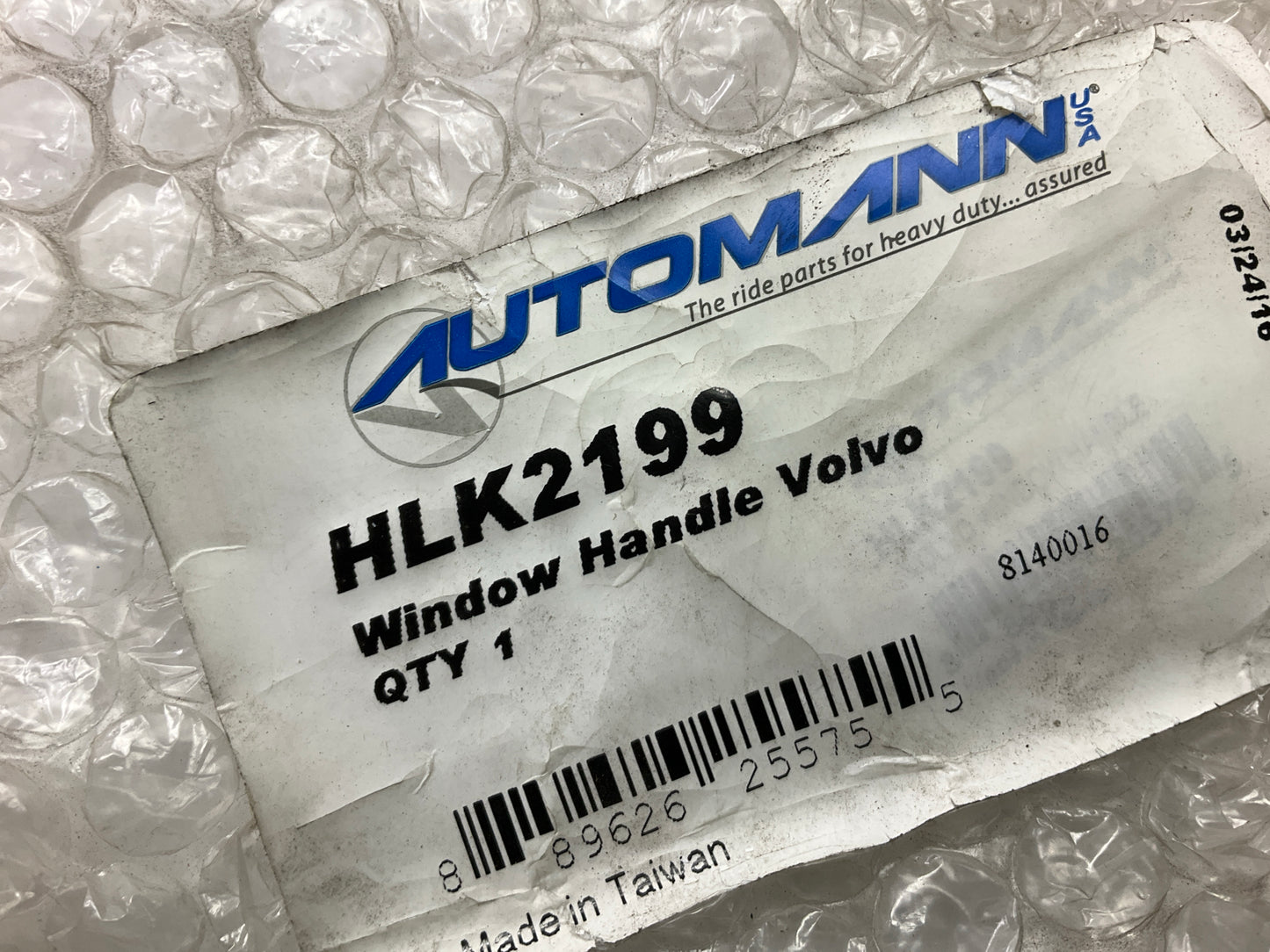 (2) Automann HLK2199 Window Crank Handle For 2000-2004 Volvo VNL, 2001-03 VHD