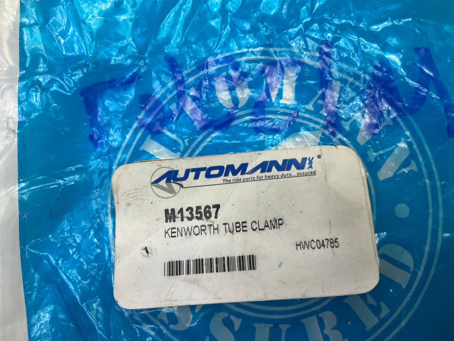 Automann M13567 Tube Hinge Clamp Replaces Kenworth # HWC04785