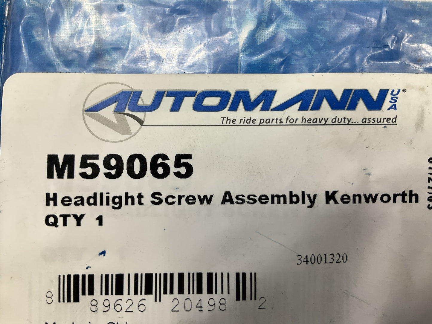 Automann M59065 Headlight Headlamp Screw Replaces International 500565C91
