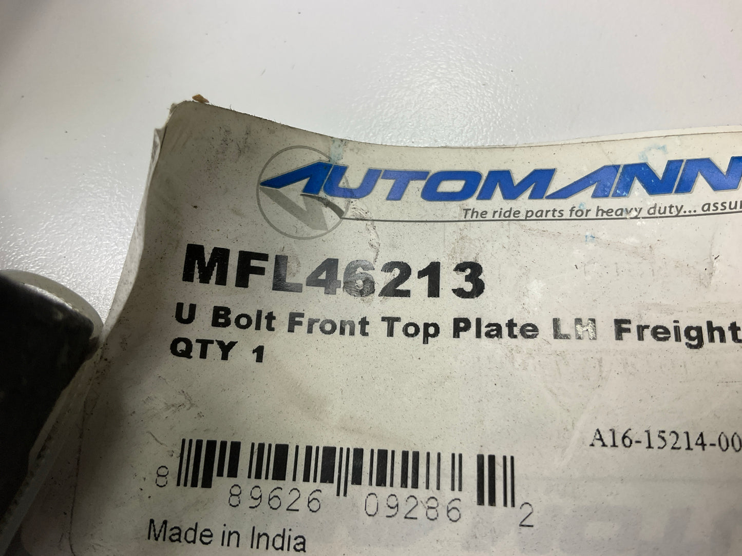 Automann MFL46213 Front Left U-bolt Top Plate Replaces # A1615214001