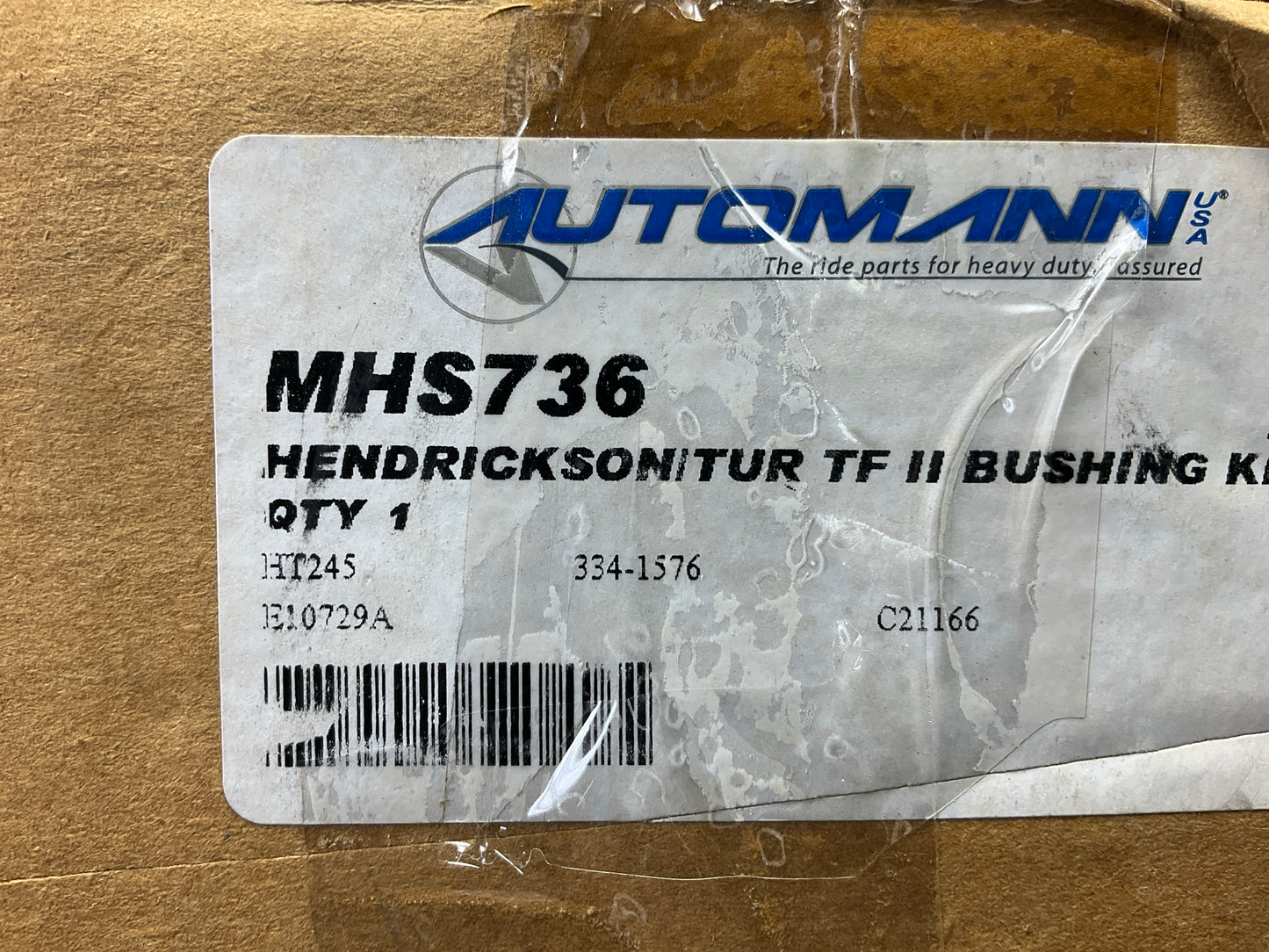 Automann MHS736 Pivot Bolt And Bushing Kit Replaces Hendrickson 002963, R002963