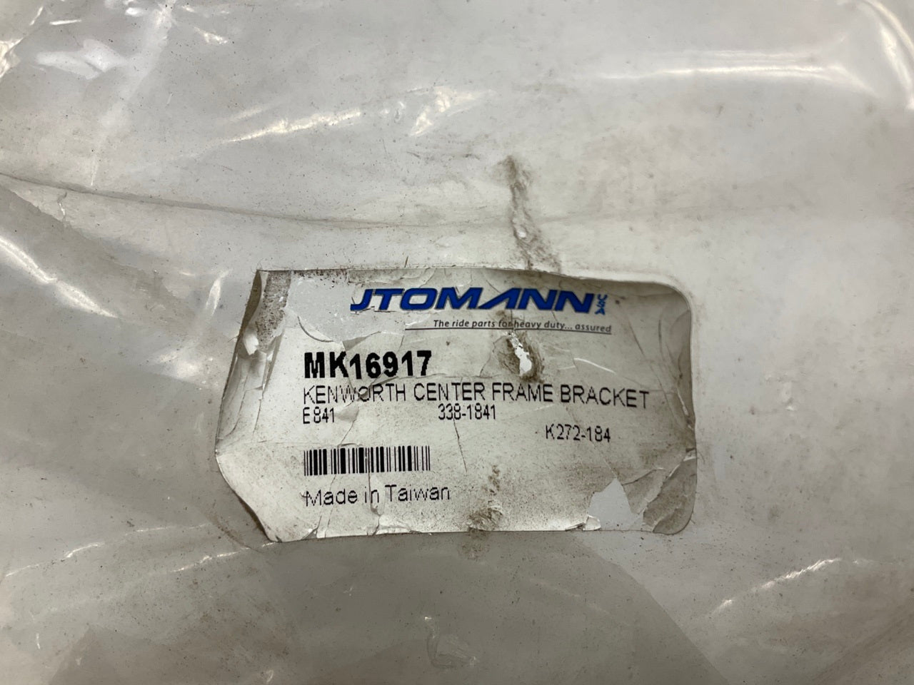 Automann MK16917 Aluminum Center Frame Bracket For Kenworth Airglide 100