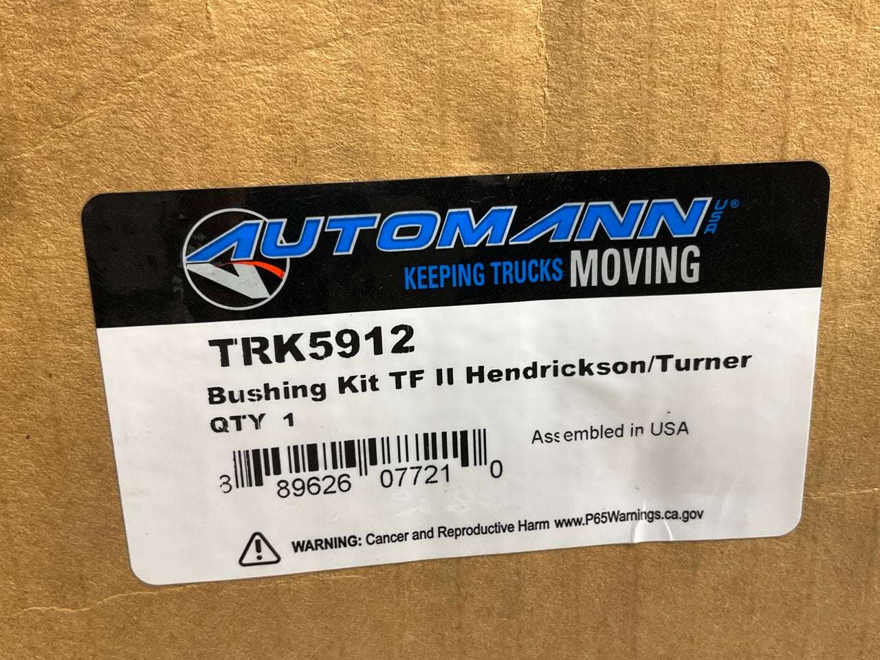 Automann TRK5912 Y-Beam Bushing Kit Replaces Hendrickson S-26000, 334-2010