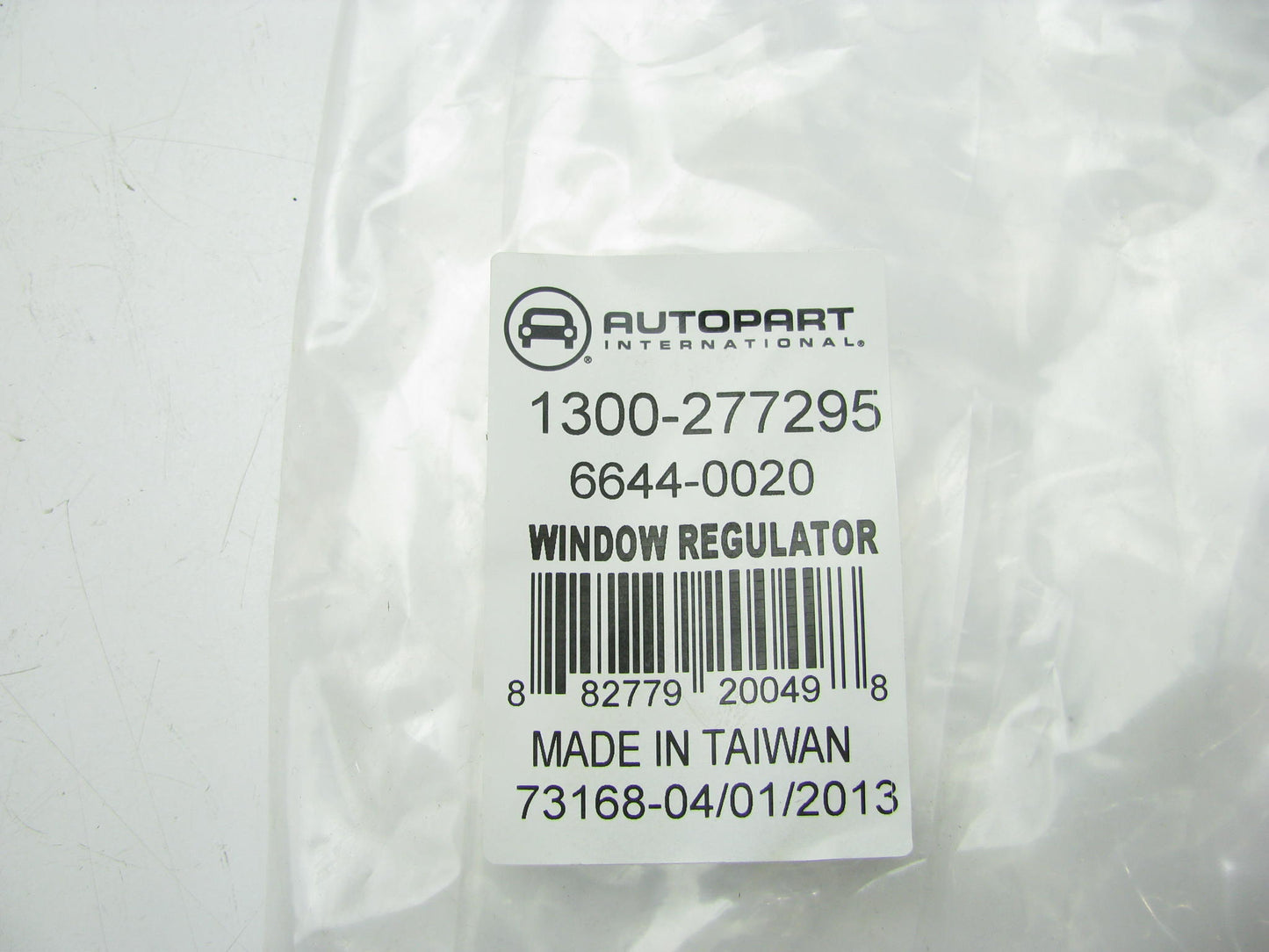Autopart International 1300-277295 FRONT RIGHT Window Regulator