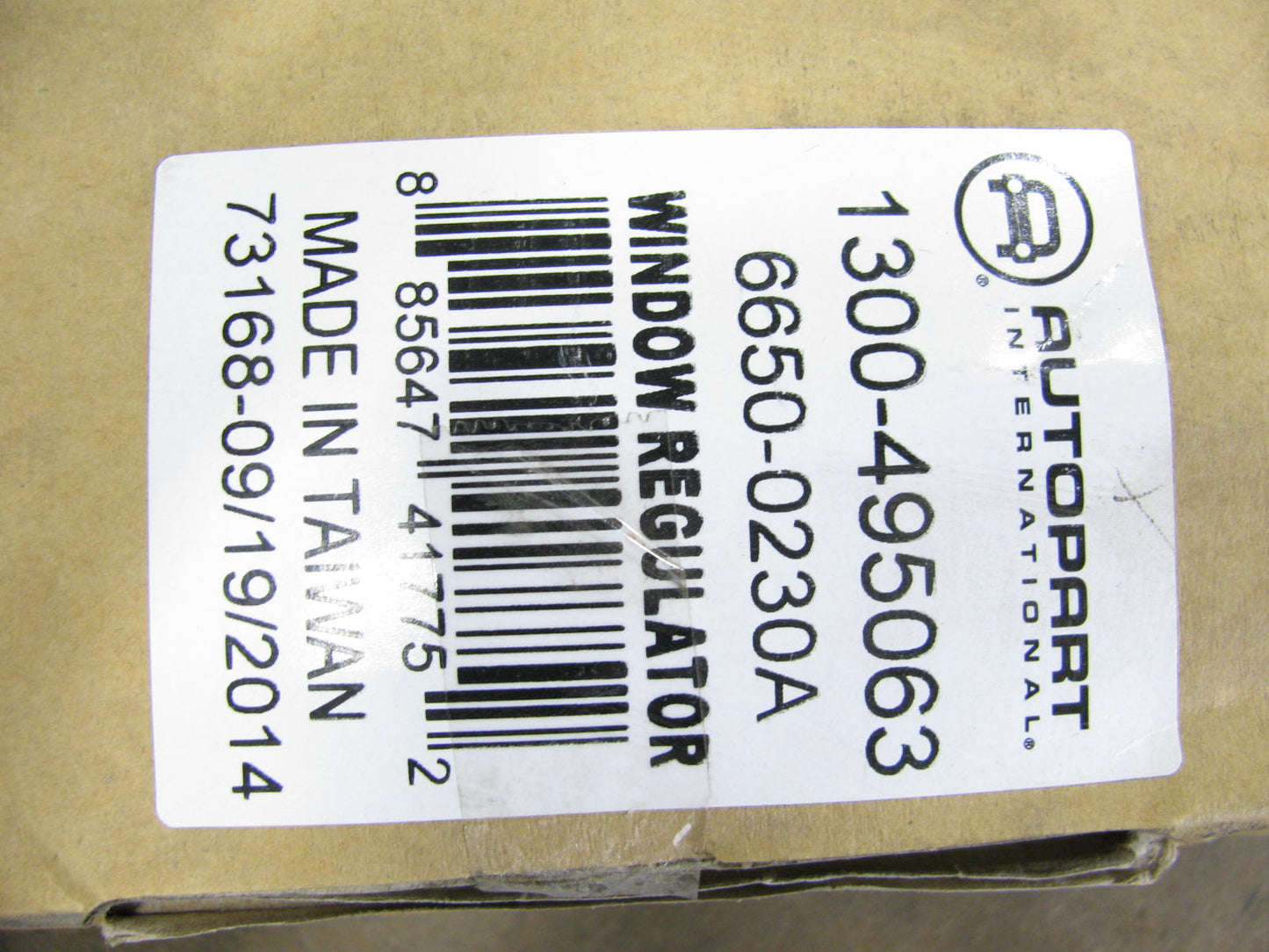 Autopart International 1300-495063 Power Window Regulator - Front Left