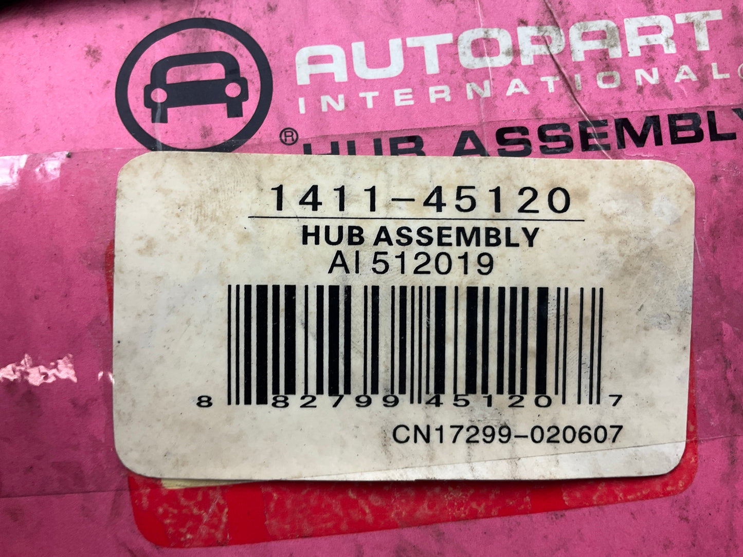 Autopart International 1411-45120 Wheel Bearing And Hub Assembly, Rear