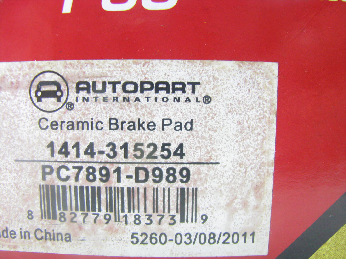 Autopart 1414-315254 Rear Disc Brake Pads for 2003-2008 Express Savana 3500