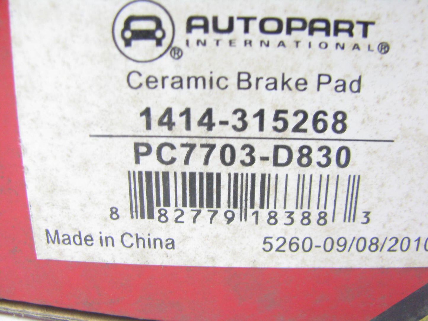 FRONT Brake Pads For 2000-2004 Nissan Xterra, 03-04 Frontier 4WD Autopart Intern