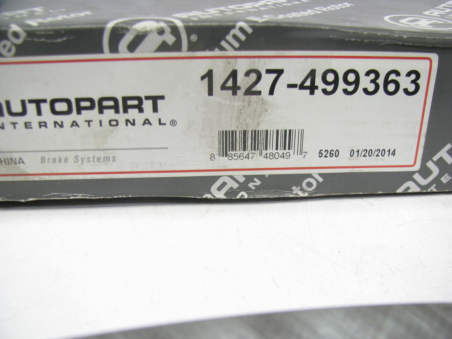 (2) Autopart International 1427-499363 E-Coated Disc Brake Rotor - Front