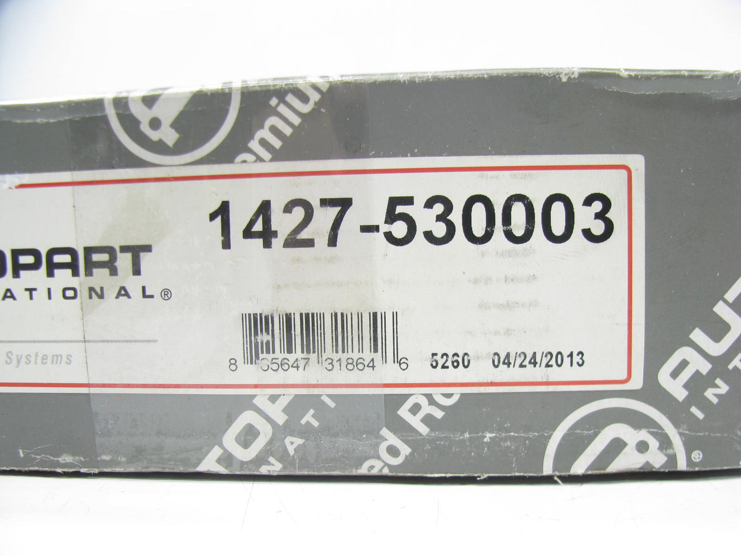New Autopart International 1427-530003 Rear Coated Brake Rotor