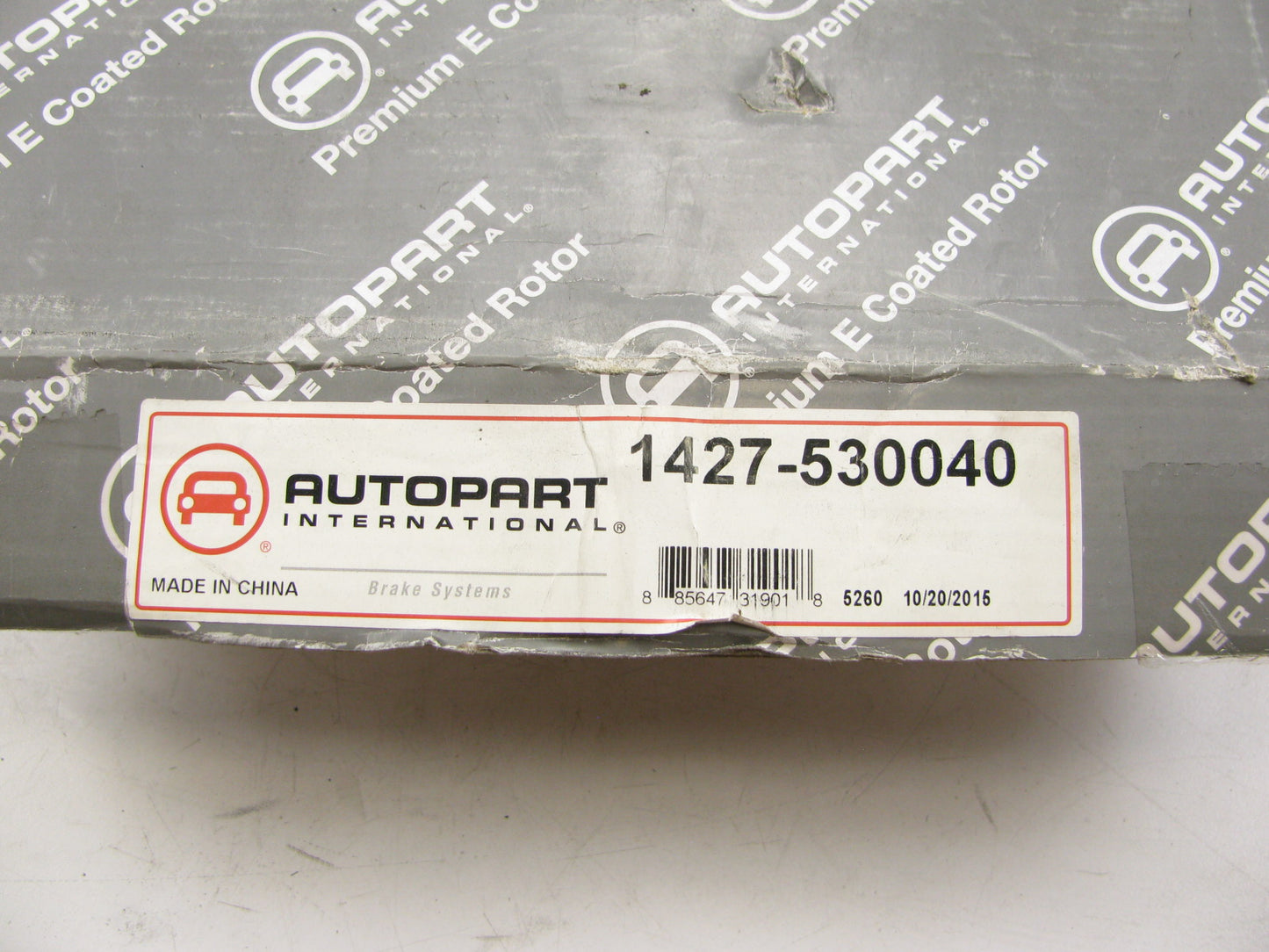 Autopart 1427-530040 Rear E-Coated Disc Brake Rotor 2009-2015 Mini Cooper