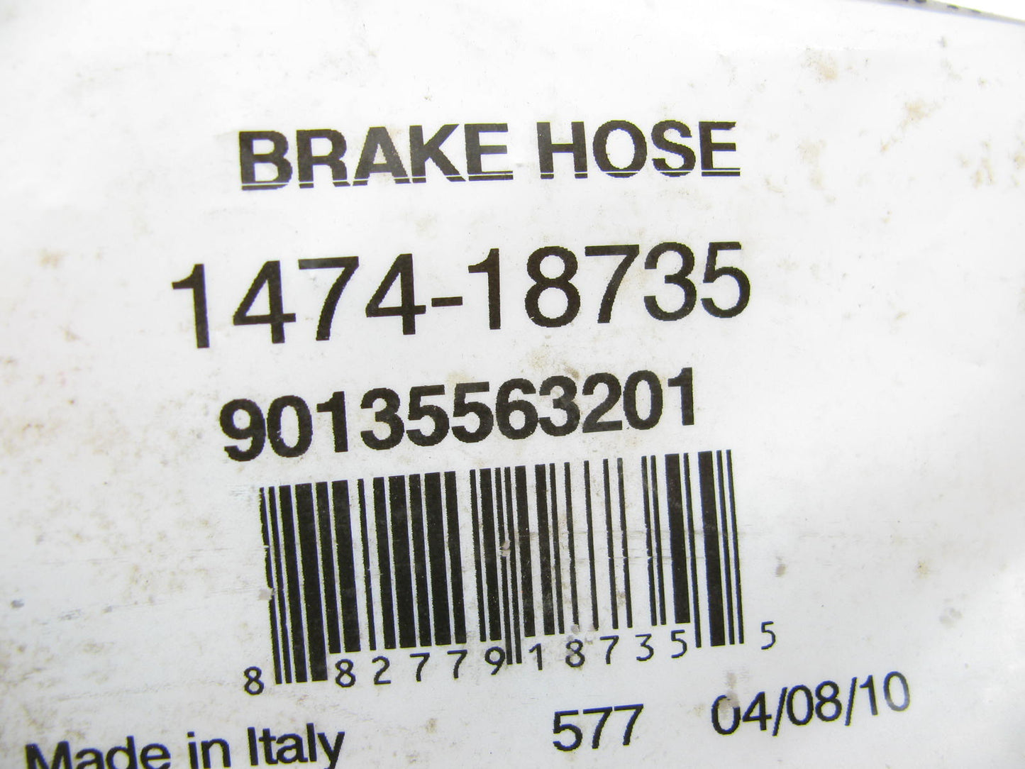 Autopart 1474-18735 Front Brake Hydraulic Hose For 1984-1989 Porsche 911