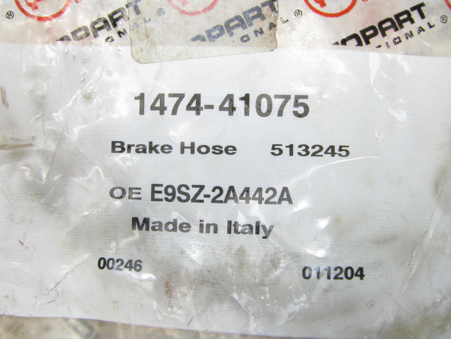 Autopart 1474-41075 Rear Right Brake Hydraulic Hose 1989-92 Thunderbird & Cougar